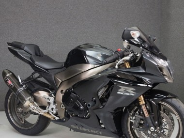 Venta Carenados Moto Suzuki GSXR 1000 2009-2016 - Negro Negro Mate Plata Mate