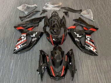 Venta Carenados Moto Suzuki GSXR 1000 2009-2016 - Negro Rojo Blanco Jaws Tiburón