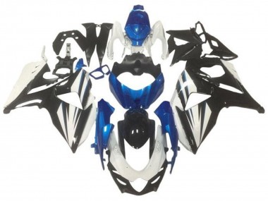 Venta Carenado Moto Suzuki GSXR 1000 2009-2016 - Blanco Azul Negro Brillante