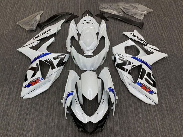 Venta Carenado Moto Suzuki GSXR 1000 2009-2016 - Blanco Azul Raya