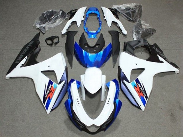 Venta Carenado Moto Suzuki GSXR 1000 2009-2016 - Blanco Azul Negro