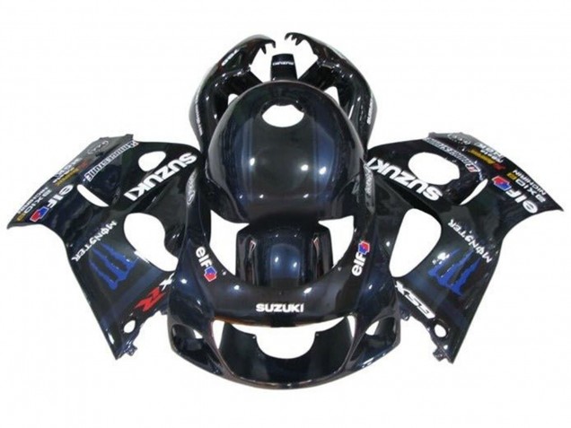 Venta Carenados Moto Suzuki GSXR 600 / GSXR 750 1996-2000 - Negro Azul Oscuro Monstruo