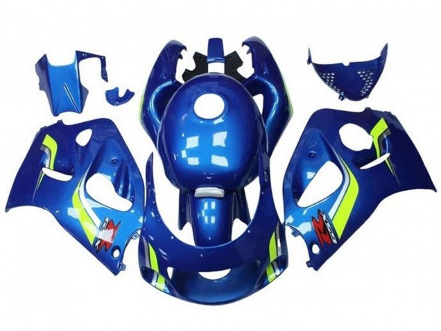 Venta Carenados Moto Suzuki GSXR 600 / GSXR 750 1996-2000 - Azul Amarillo Blanco