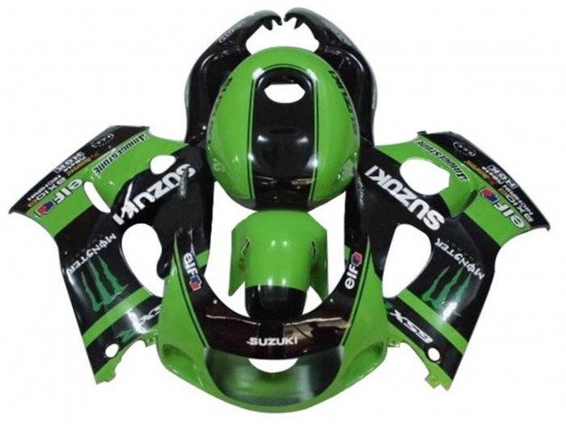 Venta Carenados Moto Suzuki GSXR 600 / GSXR 750 1996-2000 - Verde Negro Monstruo