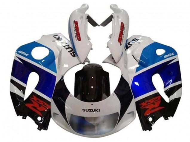 Venta Carenados Moto Suzuki GSXR 600 / GSXR 750 1996-2000 - Blanco Negro Double Azul Rojo