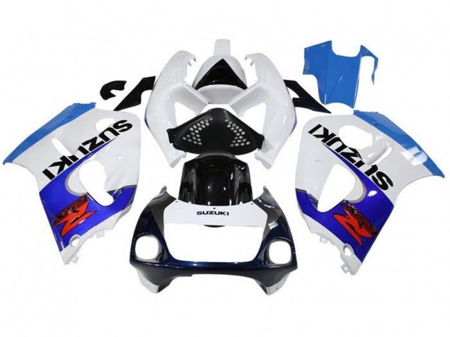 Venta Carenados Moto Suzuki GSXR 600 / GSXR 750 1996-2000 - Blanco Triple Azul Negro Rojo