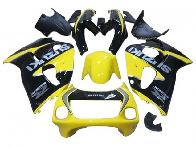 Venta Carenados Moto Suzuki GSXR 600 / GSXR 750 1996-2000 - Amarillo Negro Plata