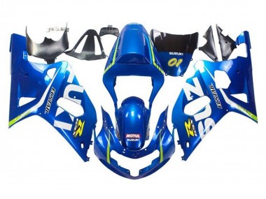 Venta Carenados Moto Suzuki GSXR 600 / GSXR 750 2001-2003 - Azul Amarillo Verde Blanco
