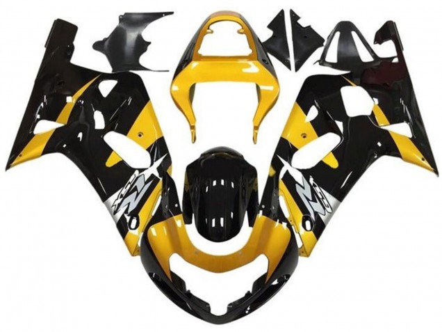 Venta Carenados Moto Suzuki GSXR 600 / GSXR 750 2001-2003 - Amarillo Plata Negro Brillante