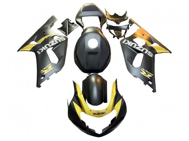 Venta Carenados Moto Suzuki GSXR 600 / GSXR 750 2001-2003 - Negro Mate Amarillo