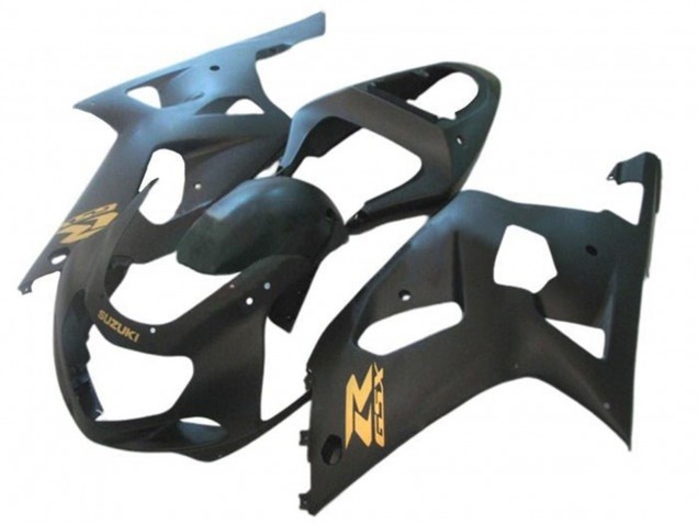 Venta Carenados Moto Suzuki GSXR 600 / GSXR 750 2001-2003 - Negro Mate Oro