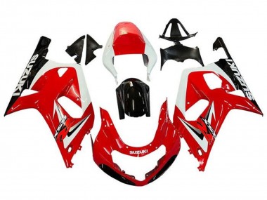 Venta Carenados Moto Suzuki GSXR 600 / GSXR 750 2001-2003 - Rojo Blanco Negro Brillante