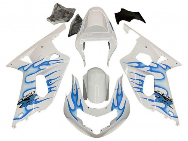 Venta Carenados Moto Suzuki GSXR 600 / GSXR 750 2001-2003 - Blanco Azul Llama