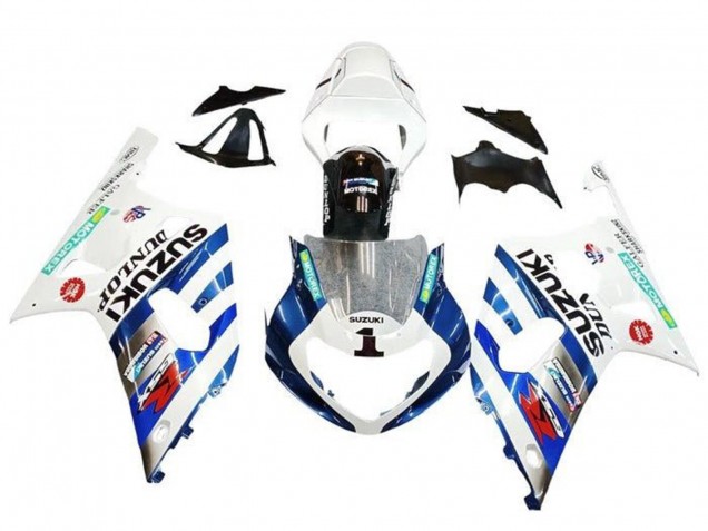 Venta Carenados Moto Suzuki GSXR 600 / GSXR 750 2001-2003 - Blanco Azul Raya Rojo Negro