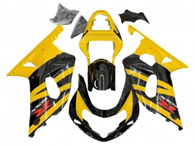 Venta Carenados Moto Suzuki GSXR 600 / GSXR 750 2001-2003 - Amarillo Negro Raya Rojo