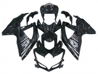 Venta Carenados Moto Suzuki GSXR 600 / GSXR 750 2008-2010 - Negro Brillante Gris