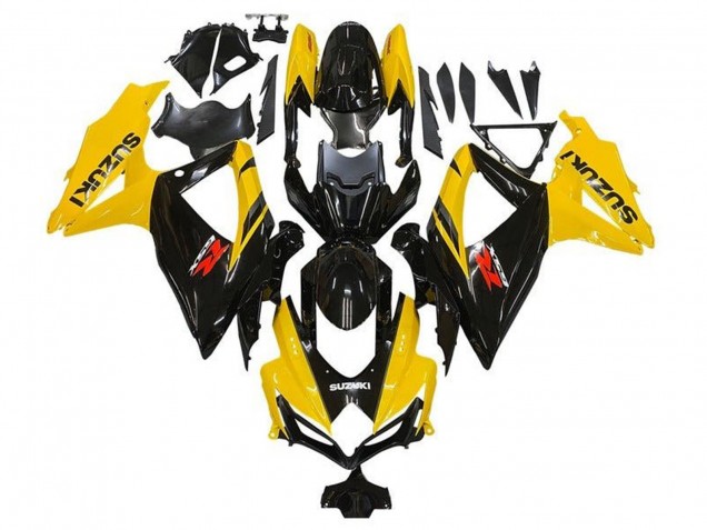 Venta Carenados Moto Suzuki GSXR 600 / GSXR 750 2008-2010 - Amarillo Negro Brillante Rojo