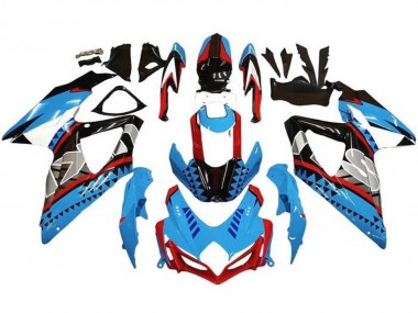Venta Carenados Moto Suzuki GSXR 600 / GSXR 750 2008-2010 - Azul Rojo Negro Shape
