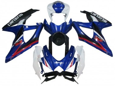 Venta Carenados Moto Suzuki GSXR 600 / GSXR 750 2008-2010 - Blanco Azul Rojo Negro