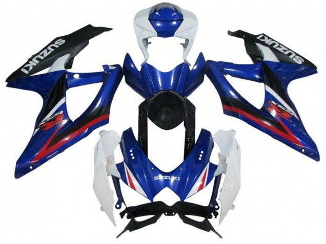 Venta Carenados Moto Suzuki GSXR 600 / GSXR 750 2008-2010 - Blanco Azul Rojo Negro