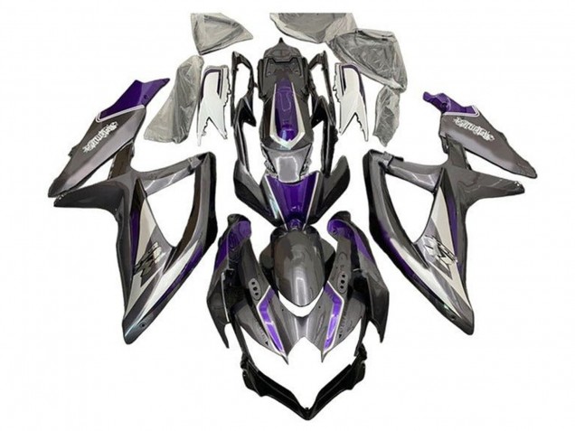 Venta Carenados Moto Suzuki GSXR 600 / GSXR 750 2008-2010 - Plata Gris Púrpura