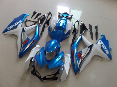 Venta Carenado Moto Suzuki GSXR 600 / GSXR 750 2008-2010 - Blanco Azul Claro Rojo