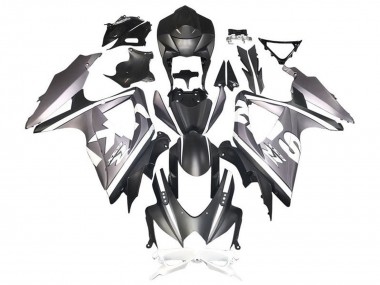 Venta Carenados Moto Suzuki GSXR 600 / GSXR 750 2008-2010 - Plata Blanco Negro Mate