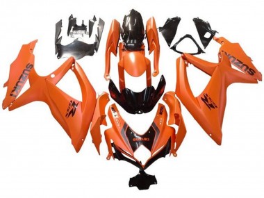 Venta Carenados Moto Suzuki GSXR 600 / GSXR 750 2008-2010 - Naranja Negro Brillante Calcomanía