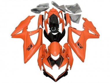 Venta Carenados Moto Suzuki GSXR 600 / GSXR 750 2008-2010 - Naranja Negro Brillante