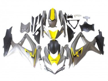 Venta Carenados Moto Suzuki GSXR 600 / GSXR 750 2008-2010 - Plata Amarillo Negro
