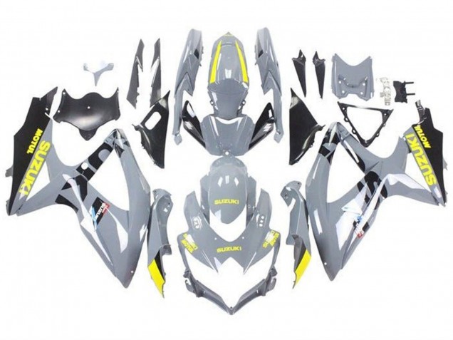 Venta Carenados Moto Suzuki GSXR 600 / GSXR 750 2008-2010 - Nardo Gris Amarillo Negro