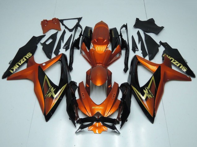 Venta Carenados Moto Suzuki GSXR 600 / GSXR 750 2008-2010 - Naranja Oro Negro