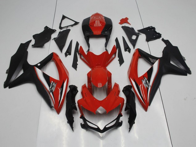 Venta Carenados Moto Suzuki GSXR 600 / GSXR 750 2008-2010 - Rojo Negro Blanco Plata
