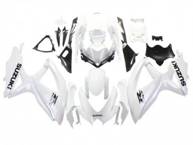Venta Carenados Moto Suzuki GSXR 600 / GSXR 750 2008-2010 - Blanco Negro