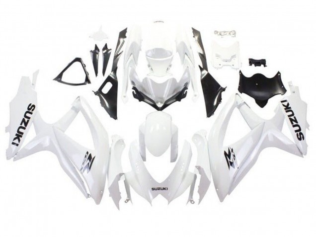 Venta Carenados Moto Suzuki GSXR 600 / GSXR 750 2008-2010 - Blanco Negro
