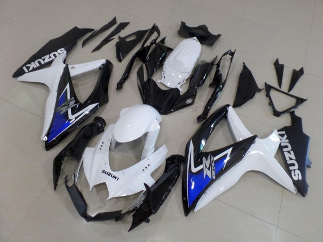 Venta Carenados Moto Suzuki GSXR 600 / GSXR 750 2008-2010 - Blanco Azul Negro Brillante