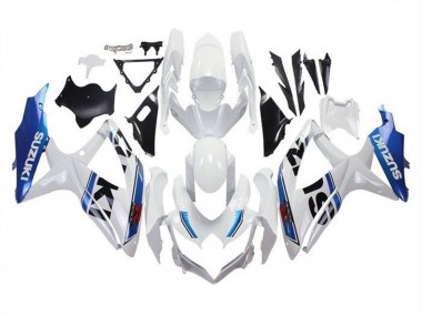 Venta Carenados Moto Suzuki GSXR 600 / GSXR 750 2008-2010 - Blanco Azul Raya