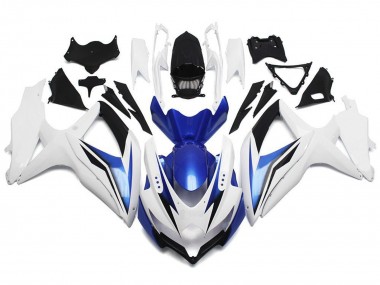 Venta Carenado Moto Suzuki GSXR 600 / GSXR 750 2008-2010 - Blanco Azul Negro