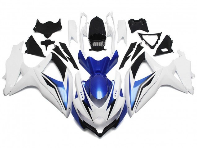 Venta Carenado Moto Suzuki GSXR 600 / GSXR 750 2008-2010 - Blanco Azul Negro