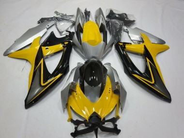 Venta Carenados Moto Suzuki GSXR 600 / GSXR 750 2008-2010 - Amarillo Plata Gris Negro