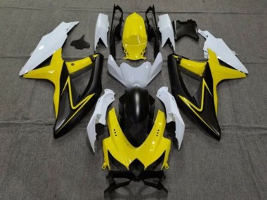 Venta Carenados Moto Suzuki GSXR 600 / GSXR 750 2008-2010 - Blanco Amarillo Gris Negro