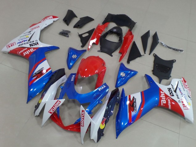 Venta Carenados Moto Suzuki GSXR 600 / GSXR 750 2011-2024 - Azul Rojo Blanco