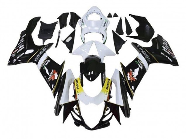 Venta Carenados Moto Suzuki GSXR 600 / GSXR 750 2011-2024 - Blanco Amarillo Negro Alstare Dark Dog