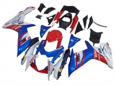 Venta Carenados Moto Suzuki GSXR 600 / GSXR 750 2011-2024 - Azul Blanco Rojo Motul