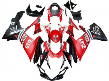 Venta Carenados Moto Suzuki GSXR 600 / GSXR 750 2011-2024 - Rojo Blanco Negro Motul