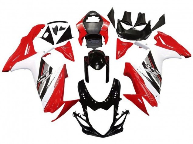 Venta Carenado Moto Suzuki GSXR 600 / GSXR 750 2011-2024 - Rojo Blanco Negro
