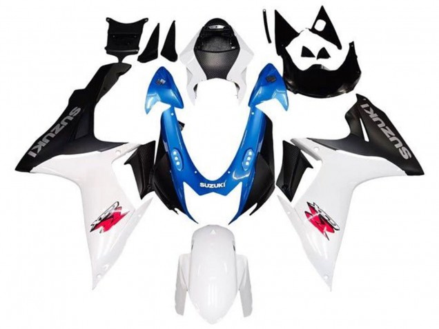 Venta Carenados Moto Suzuki GSXR 600 / GSXR 750 2011-2024 - Blanco Azul Negro Rosa