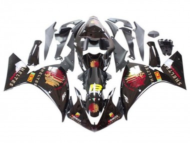 Venta Carenados Moto Yamaha YZF 1000 R1 2012-2014 - Negro Brillante Rojo Amarillo Sheltes