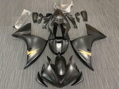 Venta Carenados Moto Yamaha YZF 1000 R1 2012-2014 - Negro Mate Oro