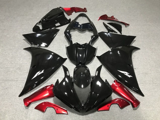 Venta Carenados Moto Yamaha YZF 1000 R1 2012-2014 - Negro Brillante Rojo